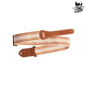Taylor 2" Academy Jacquar Strap White Brown