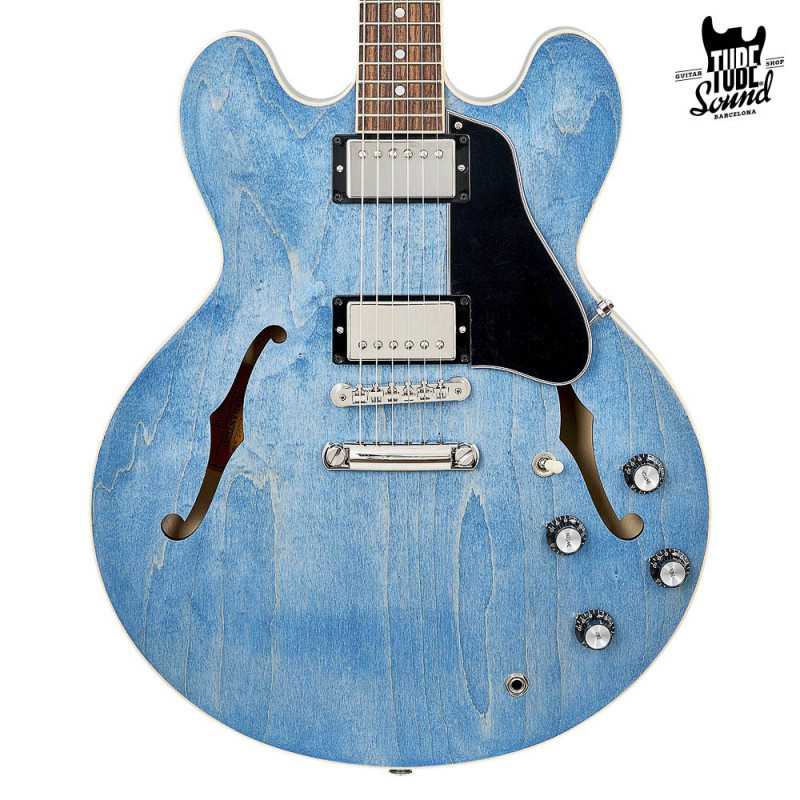 Gibson ES-335 Dot Custom Color Ocean Blue