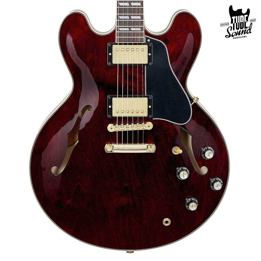 Gibson ES-345 Gold Hardware Wine Red