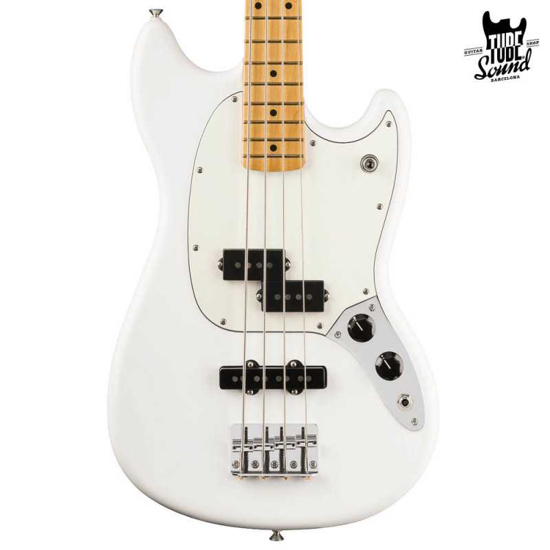Fender Mustang Bass PJ Player II MN Polar White