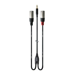Cordial CFY WMM 3.5 mm Stereo Jack To 2 x Male XLR 1,5m