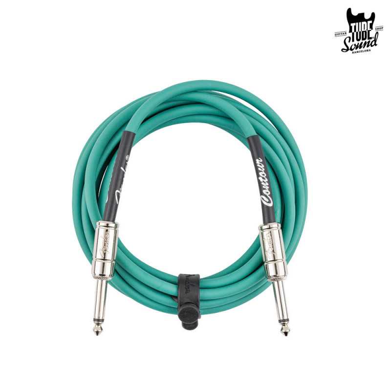 Fender Contour Series Cable Straight 3m Sherwood Green