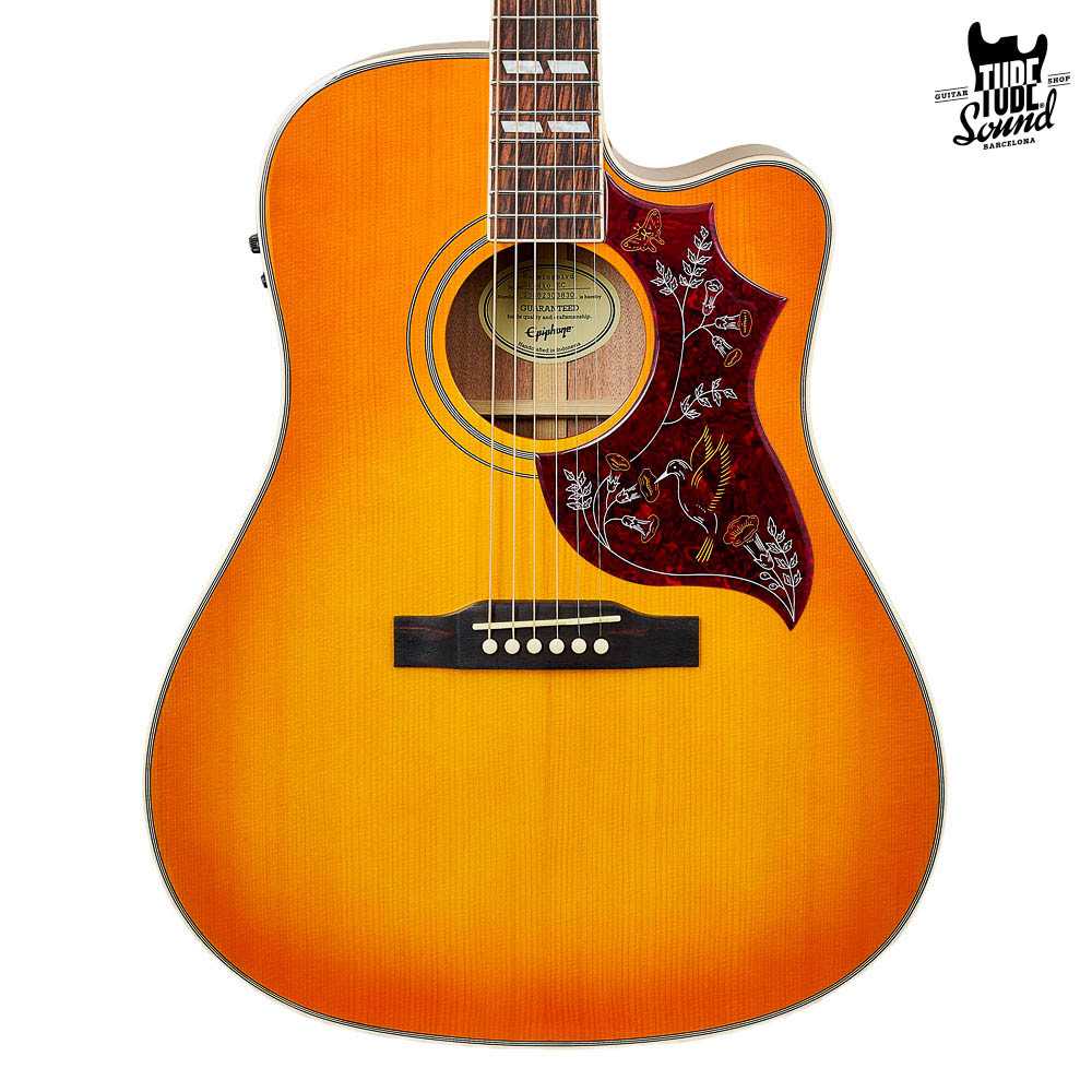 Epiphone Hummingbird Studio EC Heritage Cherry Sunburst