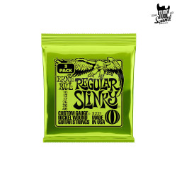 Ernie Ball 3221 Regular Slinky Nickel Wound Electric 10-46 Tripack