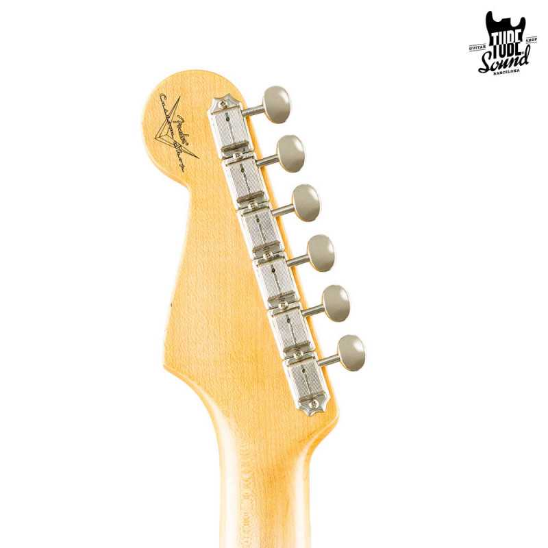 Fender Custom Shop Stratocaster Late 62 RW Relic CC Hardware Super Faded Daphne Blue