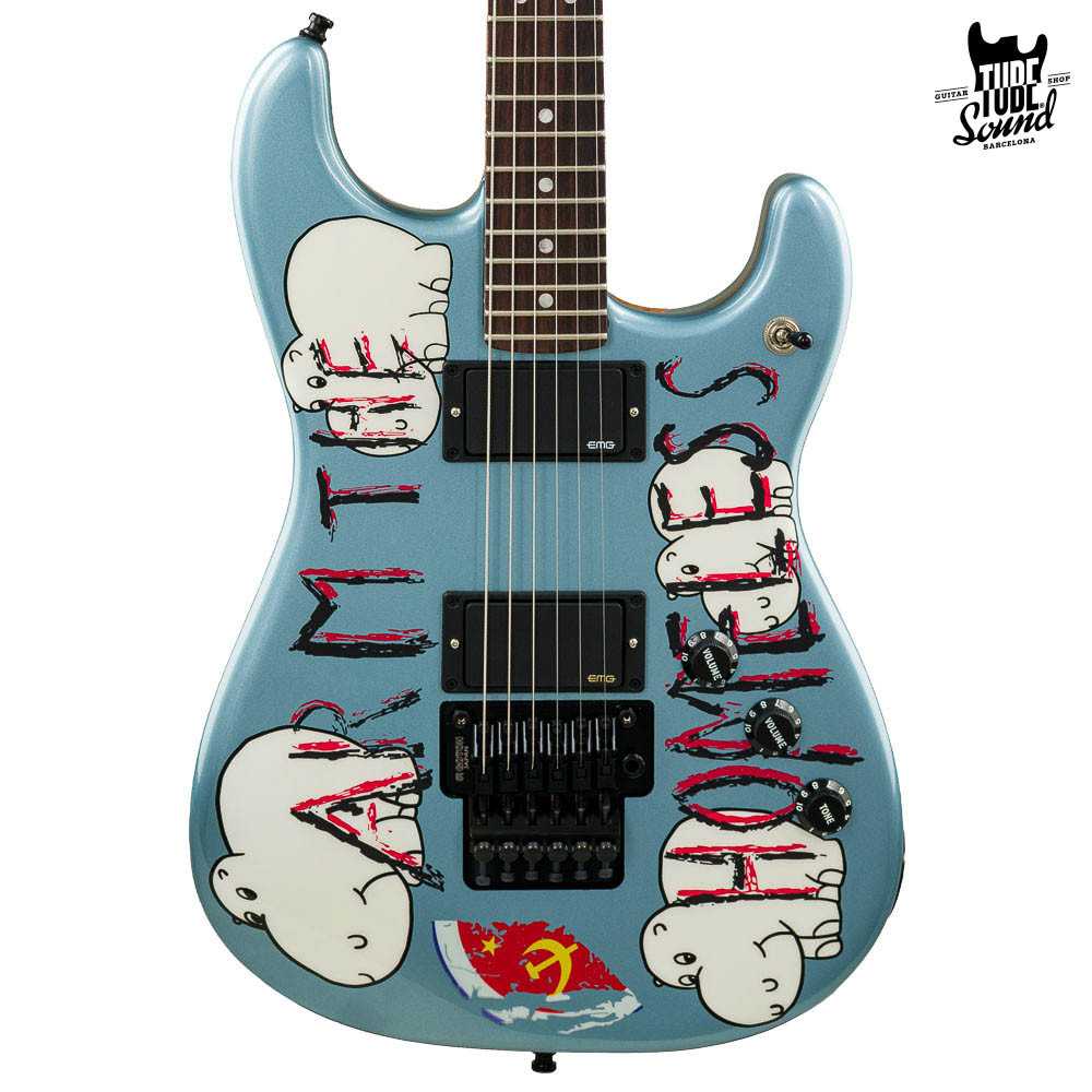 Fender Tom Morello Arm The Homeless RW Blue Ice Metallic