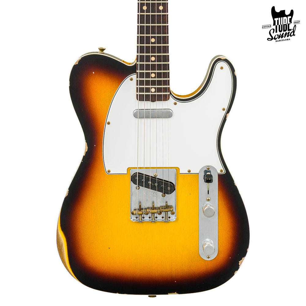 Fender Custom Shop Custom Order Telecaster Custom 60 RW Relic 3 Color Sunburst