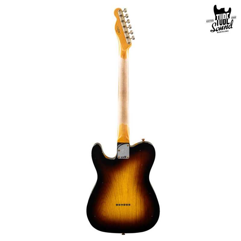Fender Custom Shop Telecaster Postmodern MN Journeyman Wide Fade 2 Color Sunburst