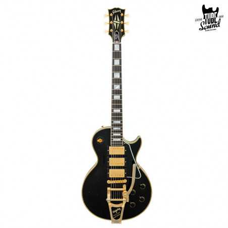 Gibson Custom Les Paul Custom 1957 Reissue 3-Pickup Bigsby Murphy Lab Light Aged Ebony