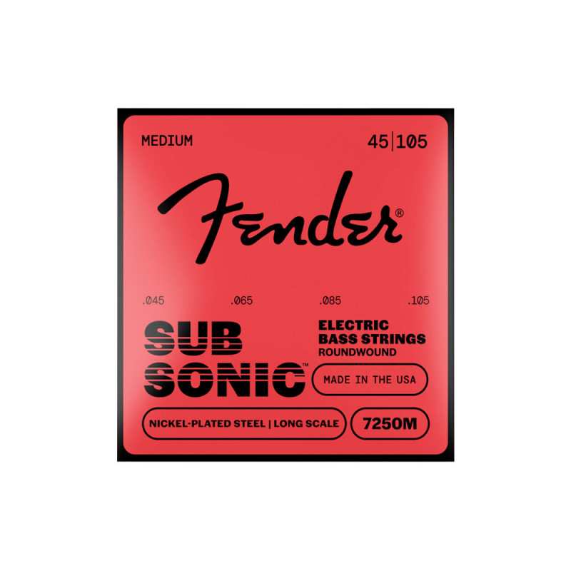 Fender 7250M Subsonic NPS Roundwound Bass Medium 45-105