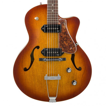 Godin 5th Avenue CW Kingpin II P90 Cognac Burst