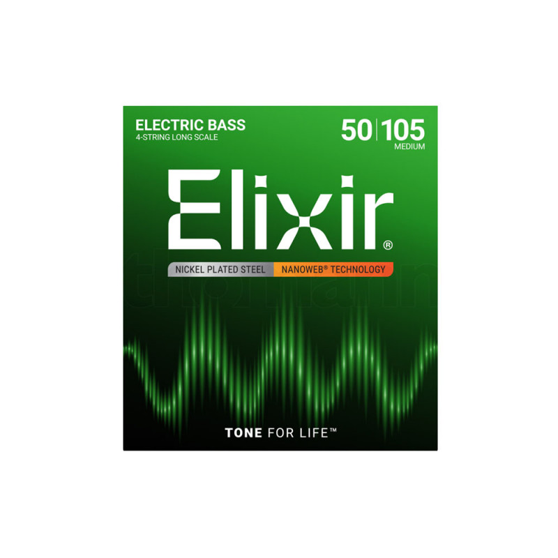 Elixir 14102 NPS Nanoweb Bass Medium 50-105