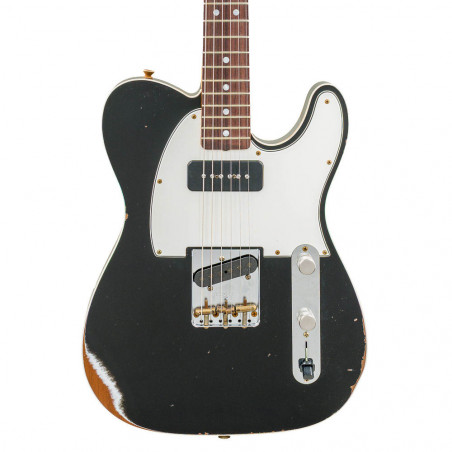 Fender Custom Shop Telecaster Custom Double Esquire Ltd. Ed. RW Relic Black