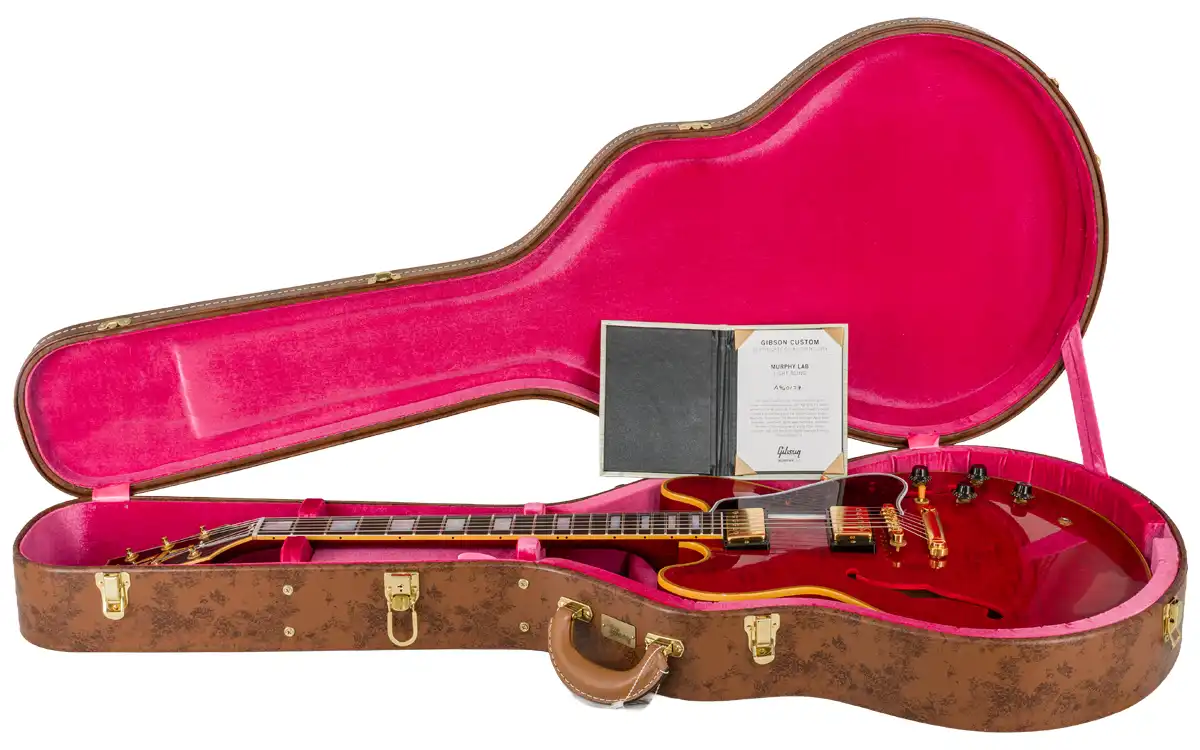 Gibson Custom ES-355 1960 Reissue Limited Edition Light Aged Sixties Cherry Gibson Custom ES-355 1960 Reissue Limited Edition Light Aged Sixties Cherry