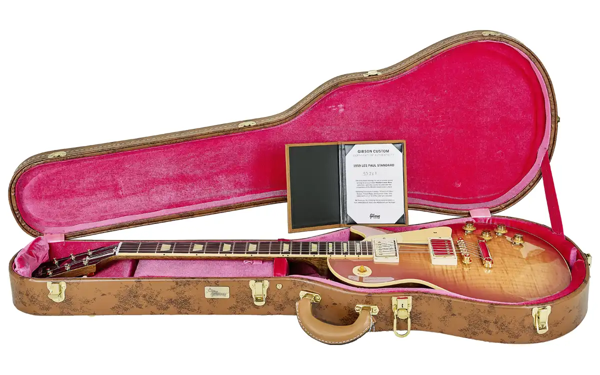 Gibson Custom Les Paul Standard 1959 Gloss Rose Wine Burst