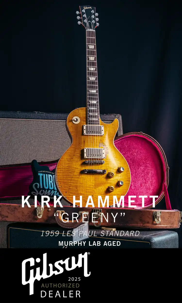 Gibson Custom Kirk Hammett "Greeny" Les Paul Standard﻿﻿ 1959 Greeny Burst