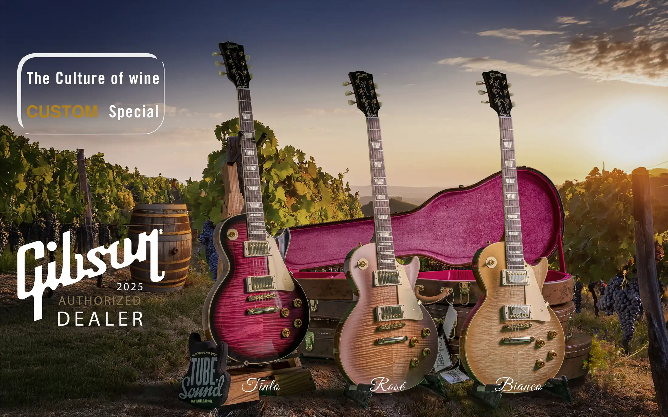 Gibson Custom Les Paul Standard 1959 Mediterranean Wine Burst