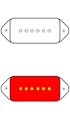 T-Type (Rhythm, Nickel Cover, 2-Conductor, Alnico 5, 7.3K)