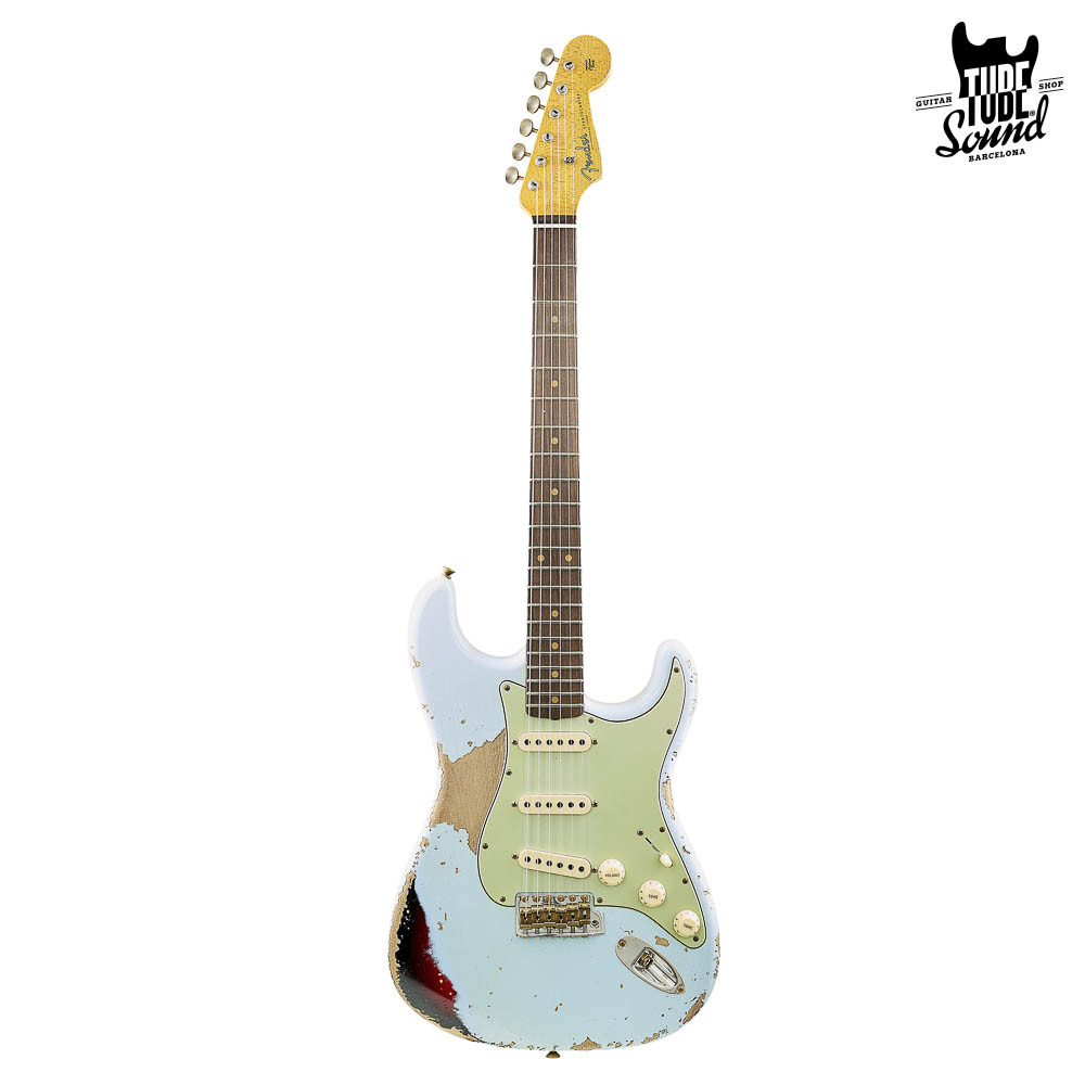 Fender Custom Shop Stratocaster 60 RW Heavy Relic Aged Sonic Blue